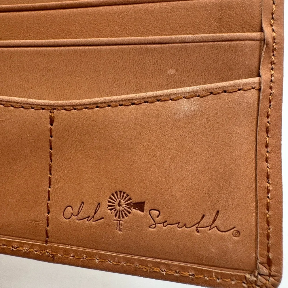 Old South Leather Bi-Fold Wallet